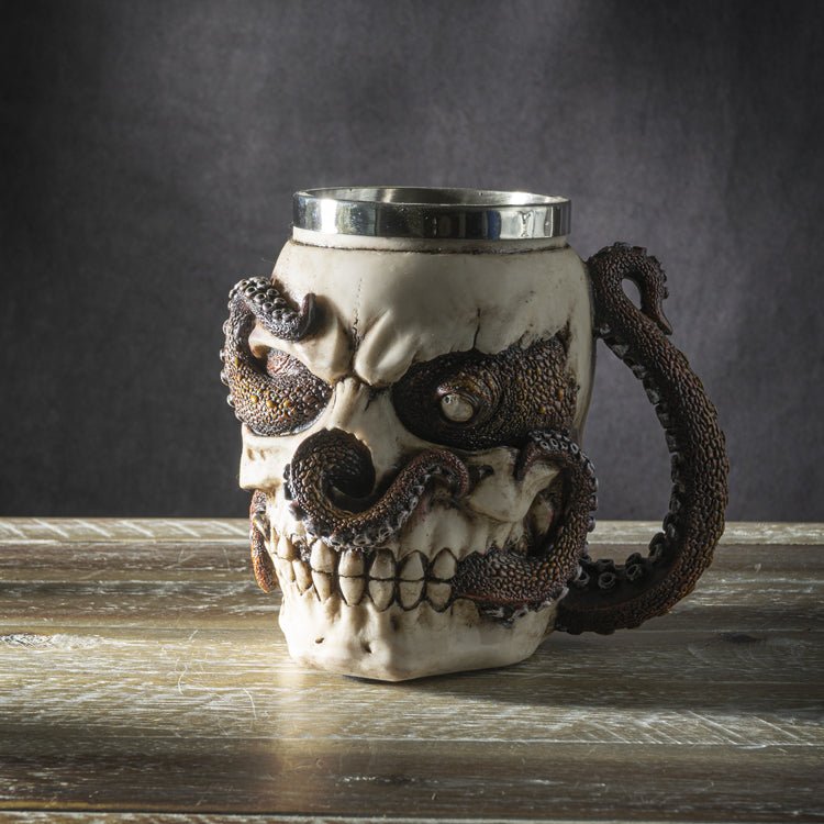 Kraken Skull Mug