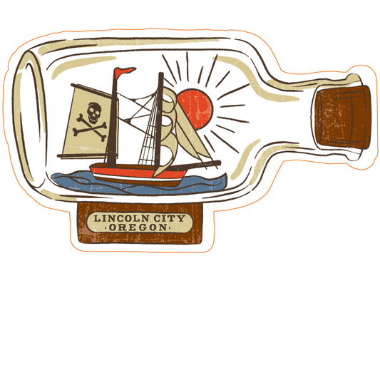 Freebooter Pirate Ship Sticker