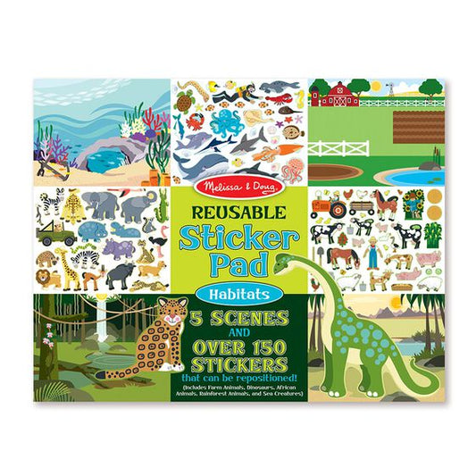 Sticker Pad - Habitats - Animals