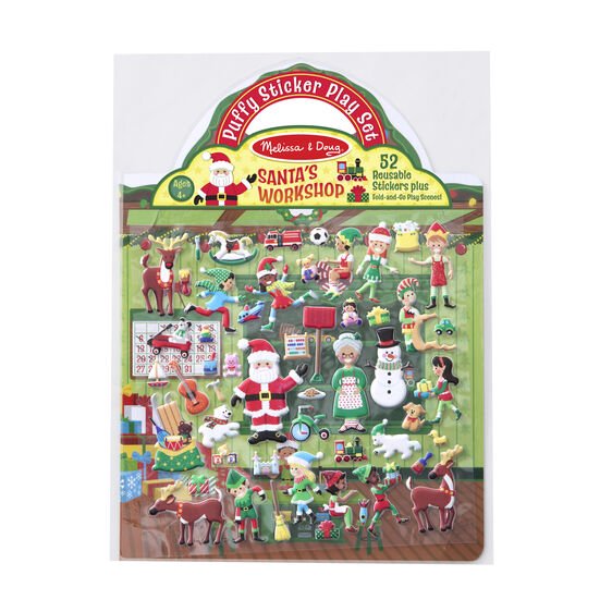 Sticker Set - Santa's Workshop - Puffy Play Set