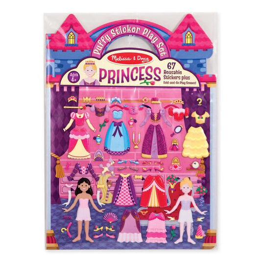 Sticker Set - Princess - Puffy