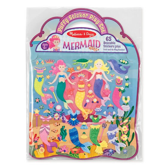 Sticker Set - Mermaid - Puffy Play Set