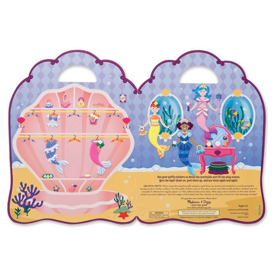 Sticker Set - Mermaid - Puffy Play Set