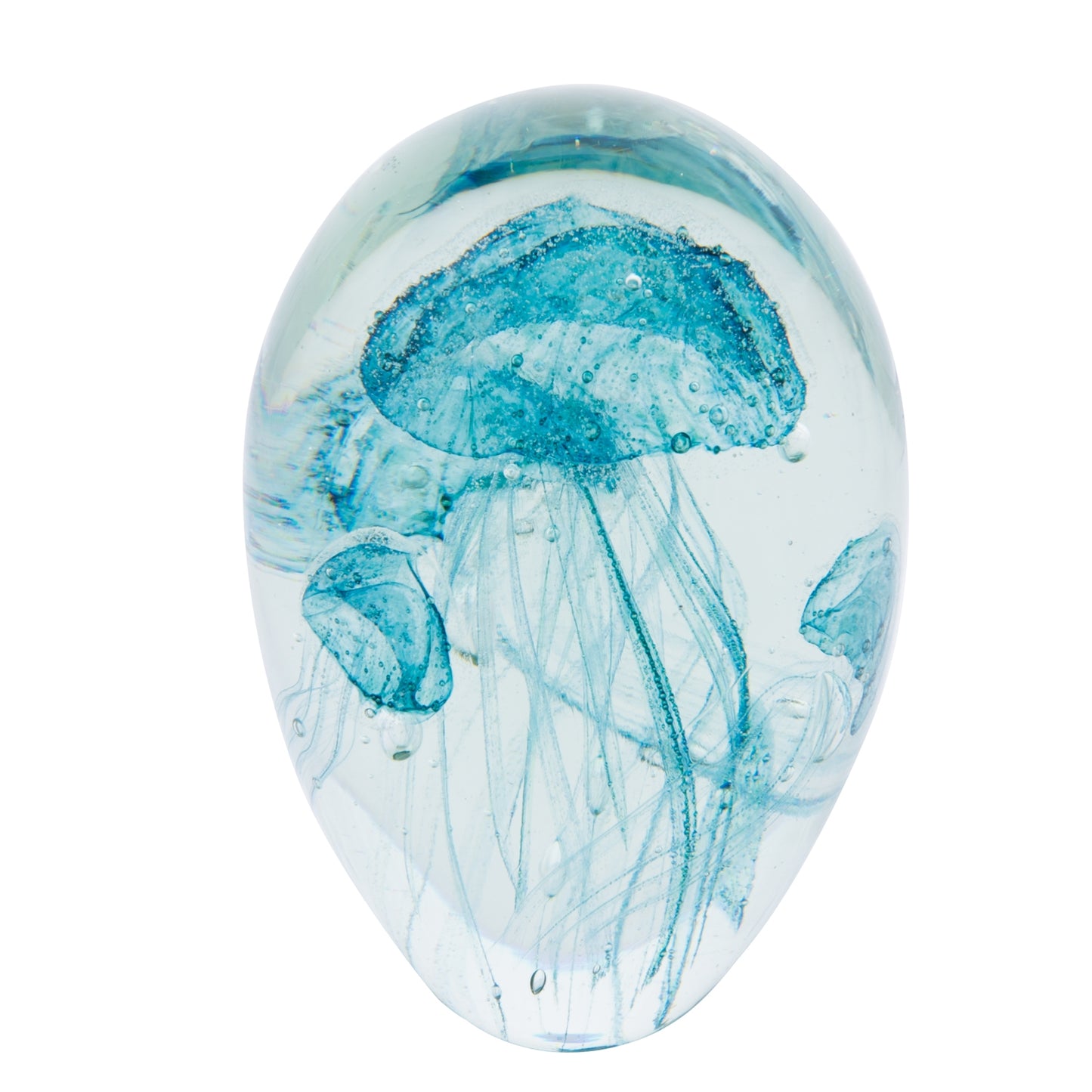 Glass Art - Jellyfish - Blue Multi