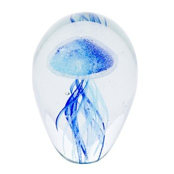 Glass Art - Jellyfish - 4.25 Blue