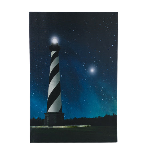 Wall Décor - LED Lighthouse Canvas