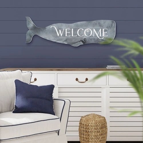 Sign Let Whale Welcome