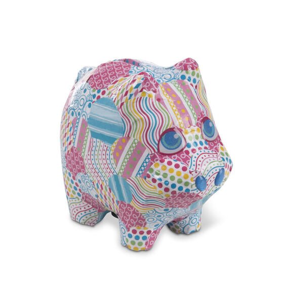 Piggy Bank - Decoupage