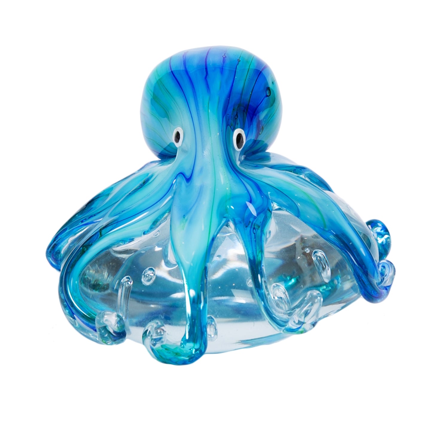 Glass Art - Octopus on flat Rock