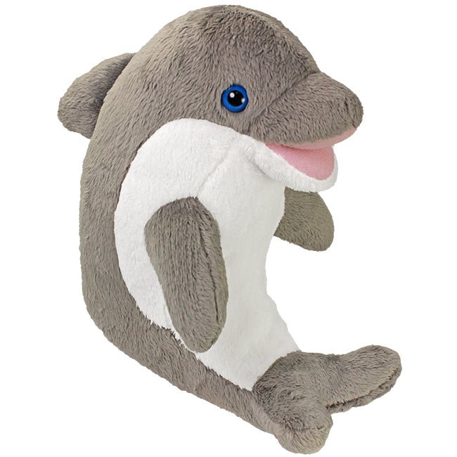8" Grey Sitting Chubby Dolphin (Mix-a-Pet)