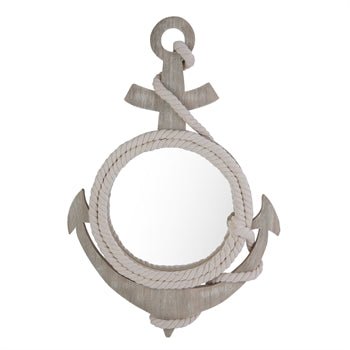 Mirror - Anchor Shape w/Rope