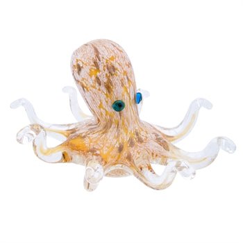 Glass Art - Octopus Orange
