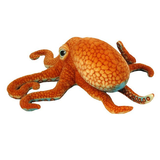 15" Orange Octopus