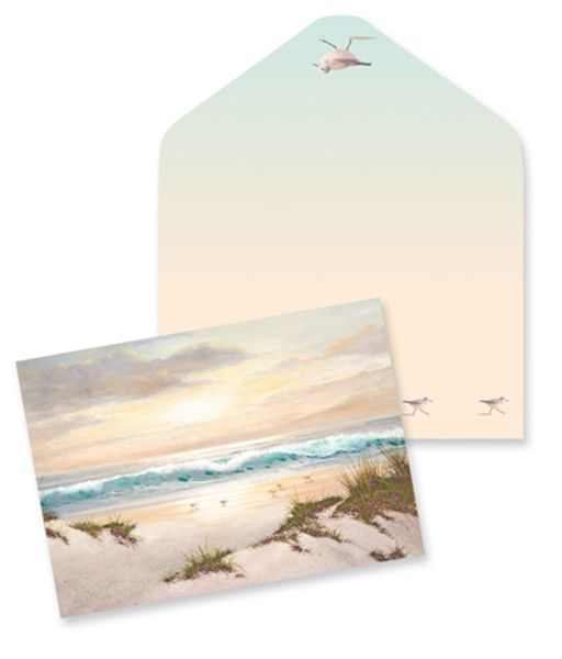 Note Cards Boxed Beach