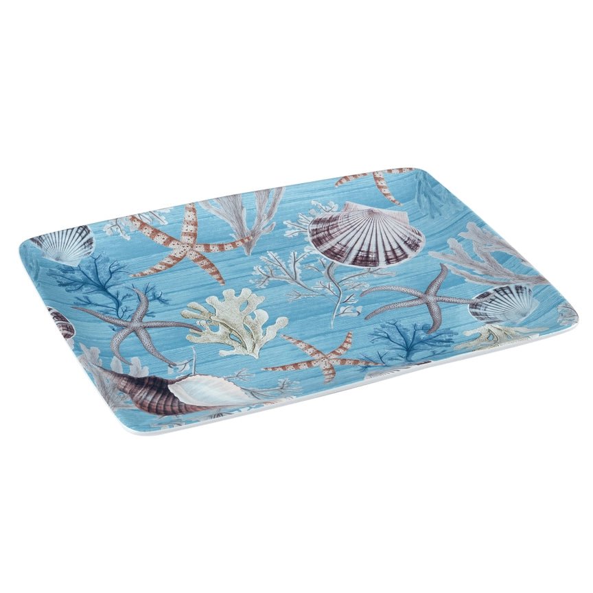 Beyond the Shore Rectangular Platter 16in X 12in