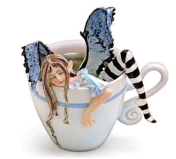Figurine - I need coffee fairy