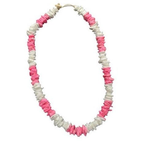 Anklet - Puka Shell Pink & White 9"