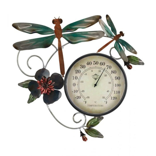 Metal Art - Thermometer - Dragonfly