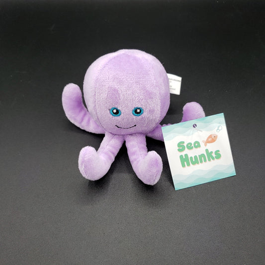 Stuffed Animal Plush Lilac Octopus 4"