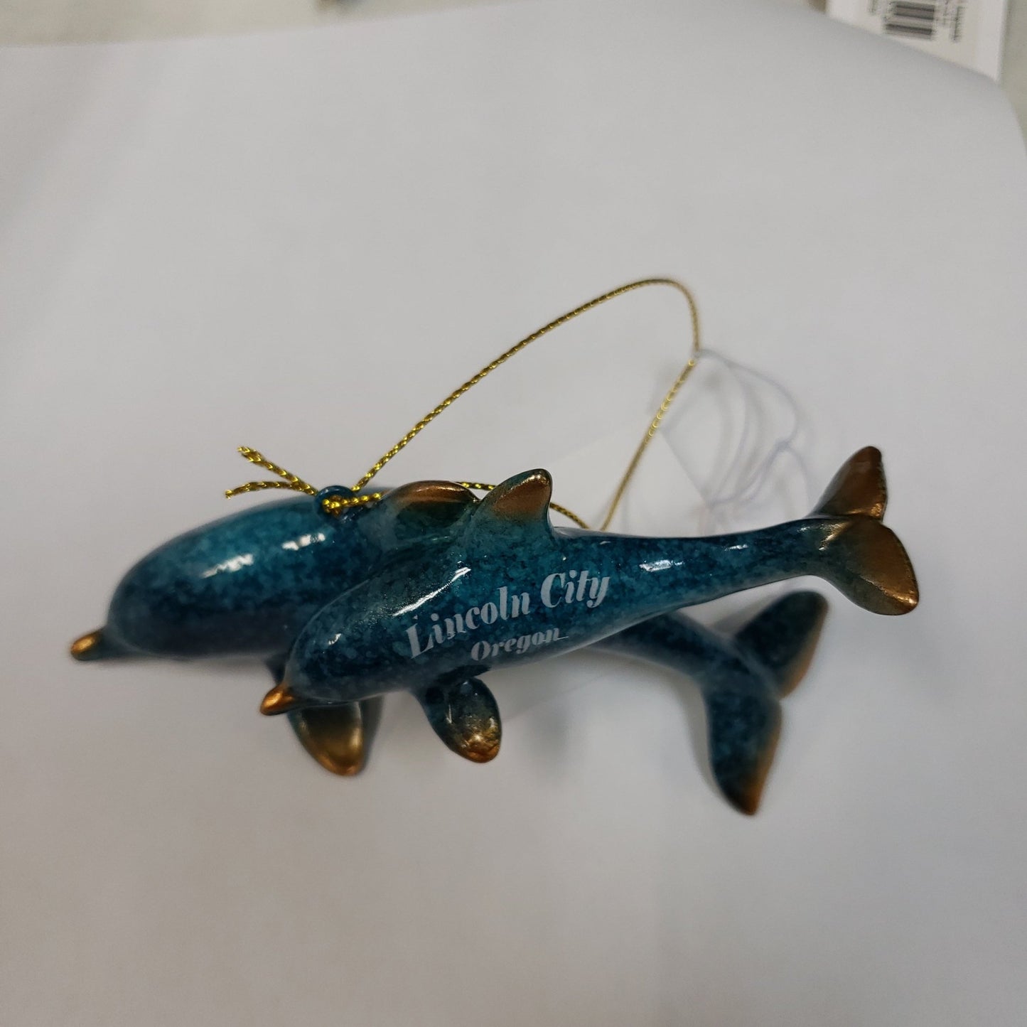 Double Dolphin Ornament