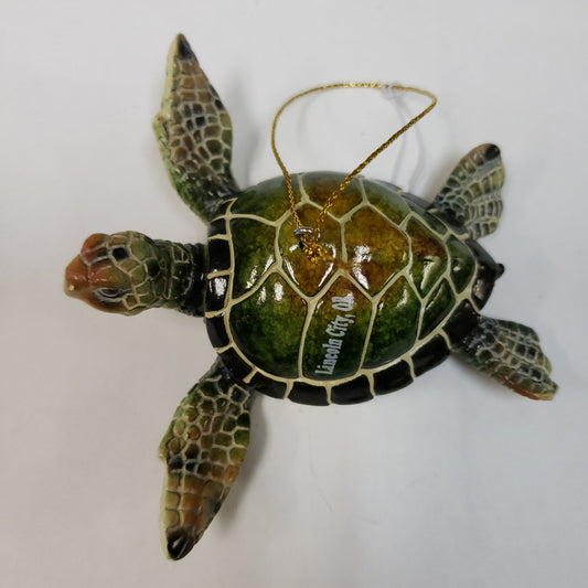 Green Turtle Ornament