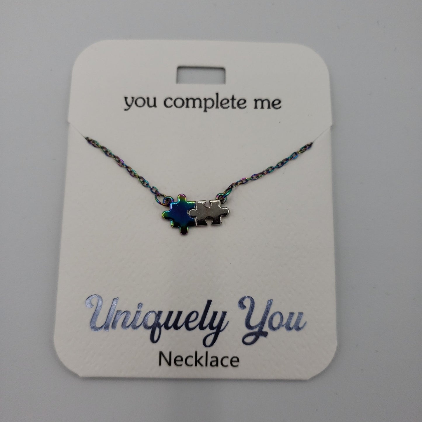Necklace YOU 7021 You Complete Me Puzzle
