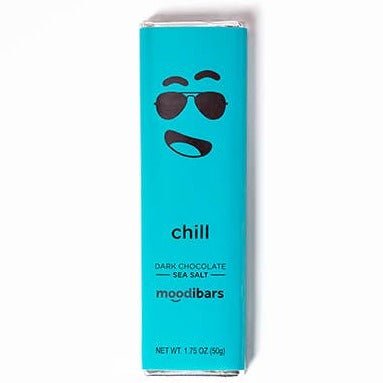 Moodibars® Chill (1.75oz) Dark Chocolate Sea Salt Bar