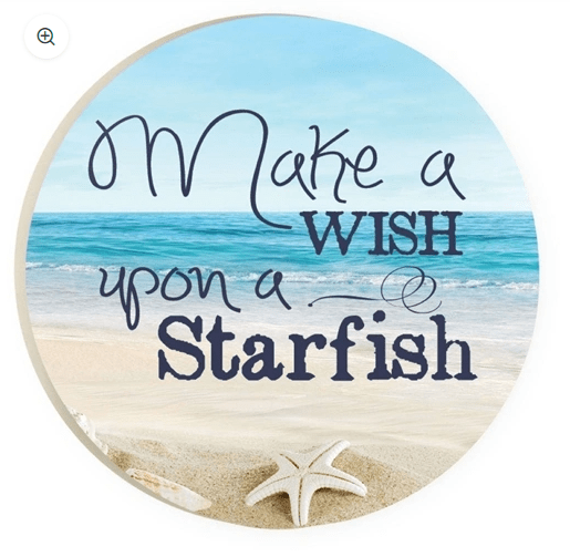 Car Coaster COA0143 - Make a Wish on a Starfish