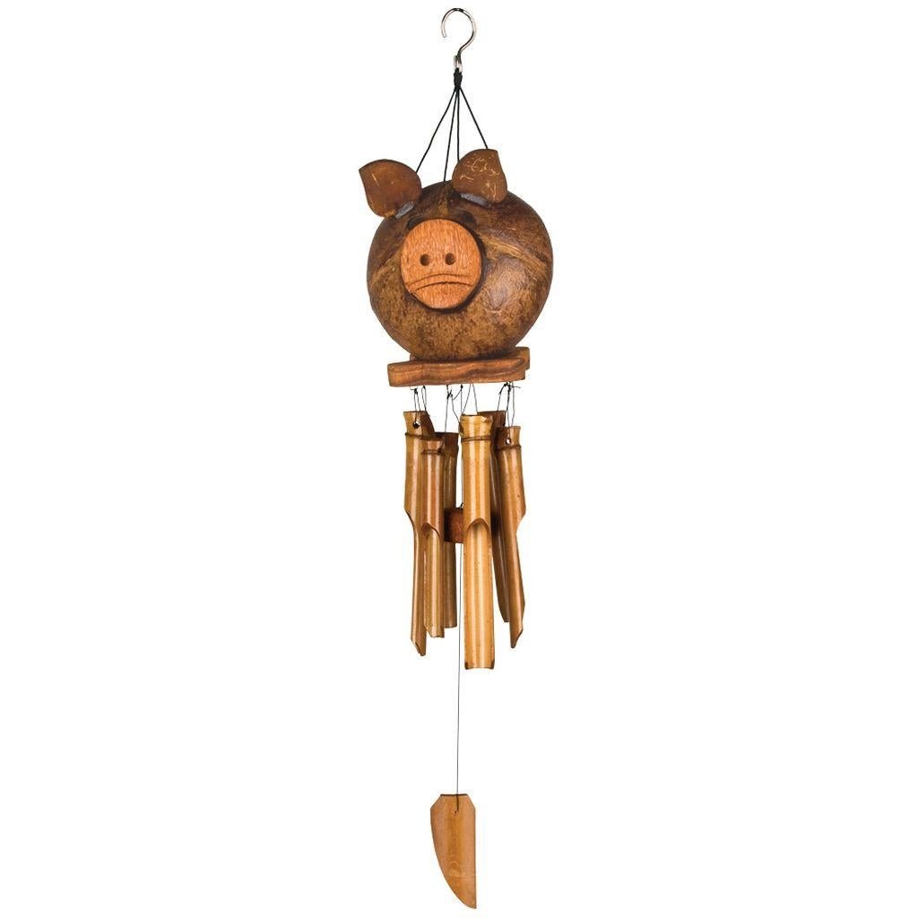 Wind Chime Bamboo PIG - CPIG