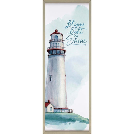 Sign Let your Light Shine Lighthouse