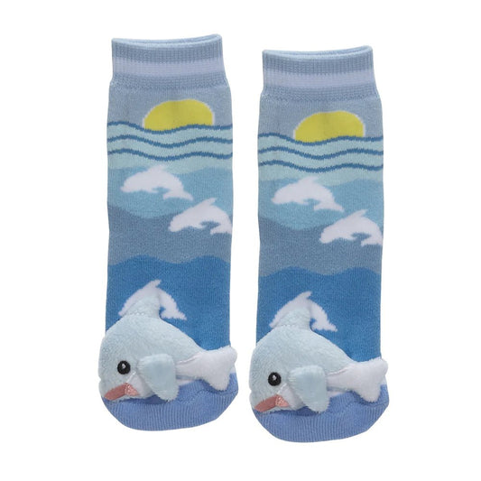 Kids Slipper Socks Dolphin