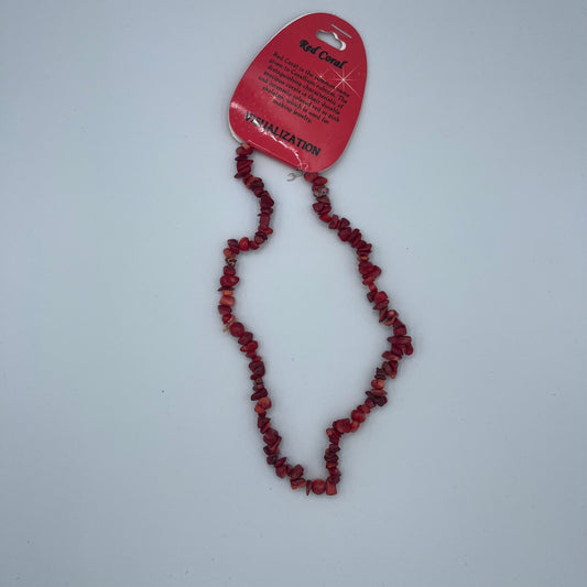 Necklace - Designer Red Coral