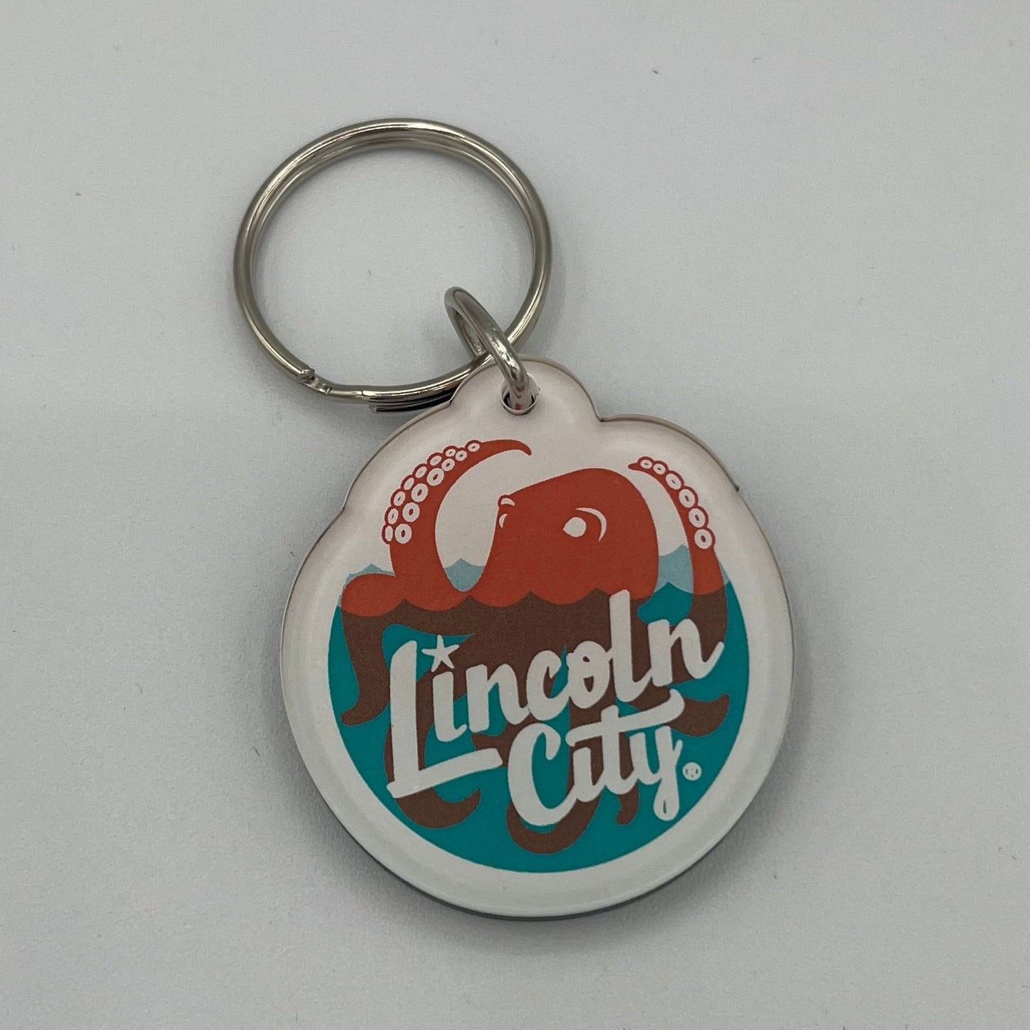 Lincoln City Logo Acrylic Key Chain