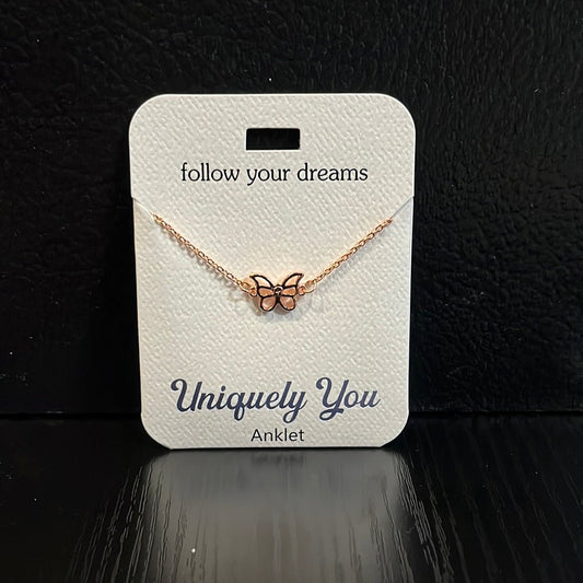 Anklet - YOU 7415 - Butterfly