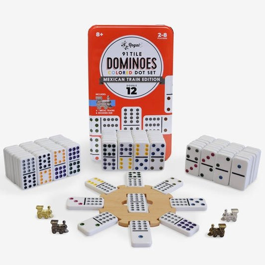 Games - Dominos Double 12 Mexican Train - RG 7512