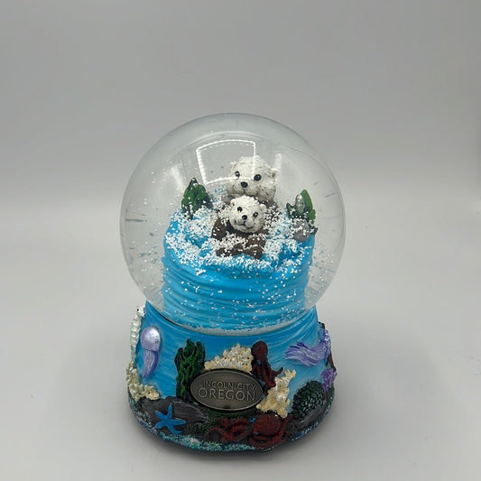 Aquarium Mix 100mm Musical Snow Globe