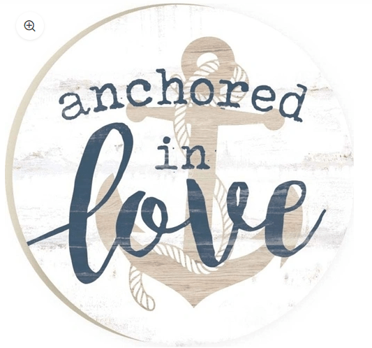 Car Coaster CST0200 - anchored in Love