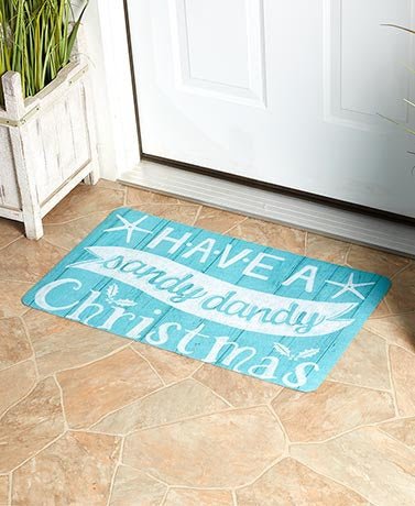 Rug - Welcome Mat - Sandy Christmas