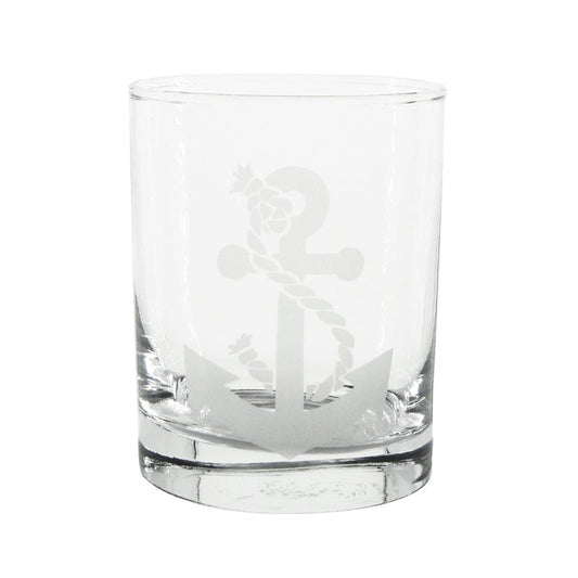 Glass - Anchor Rocks Drinking Glass 4"