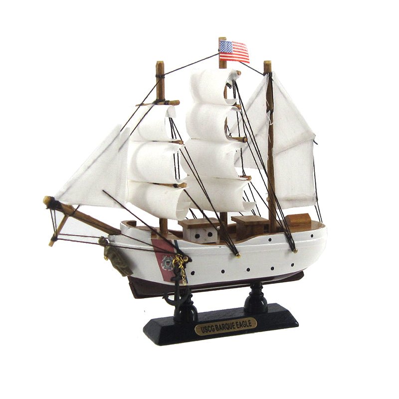 Figurine - 6" USCG BARQUE EAGLE SHIP