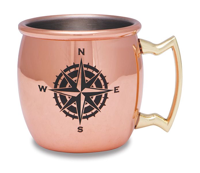 Clearance - Shot Glass Moscow Mule Compass Rose