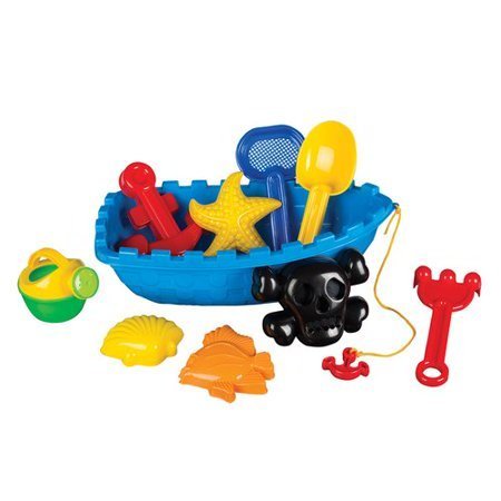 Beach Toy - Pirate Ship (Boat) 10PC Playkit - PPSK-10