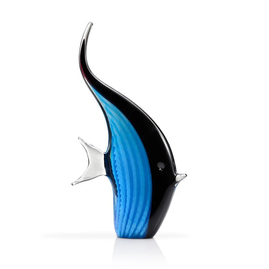 Angelfish Blue Glass Art