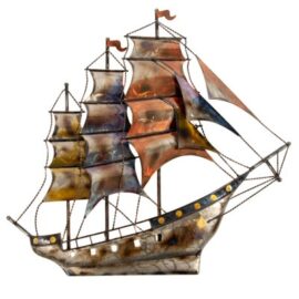 Wall Décor - Galleon Ship Metal Wall Decor