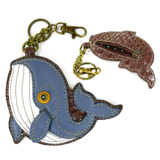 Key Fob Coin Purse Whale