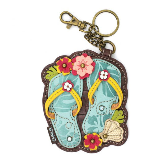 Key Fob Coin Purse Flipflops