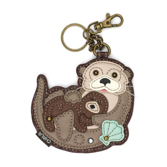 Key Fob Coin Purse Otter