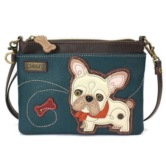 Mini Crossbody Turquoise Bulldog