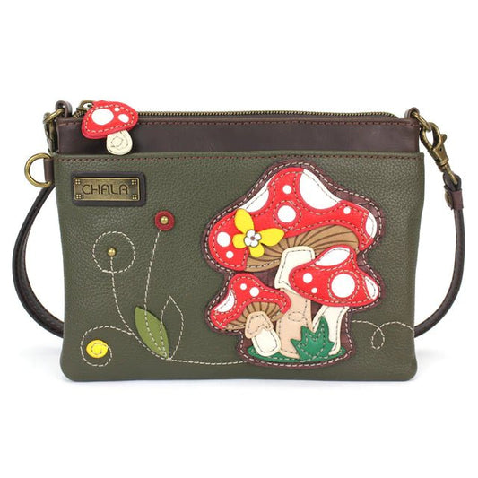 Mini Crossbody Olive Mushroom