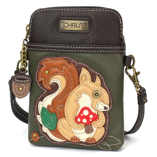 Cell Phone Xbody Olive Squirrel
